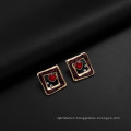 Unqiue Design Red Gemstone Zircon Jewelry Set